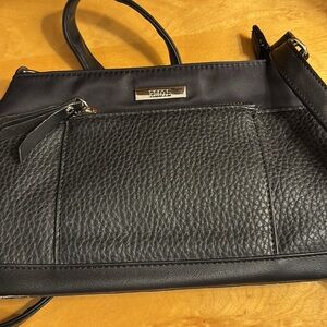 Roots Black Crossbody Bag